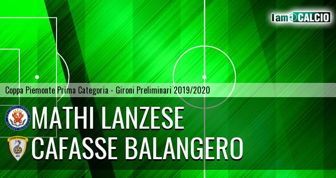 Mathi Lanzese - Cafasse Balangero