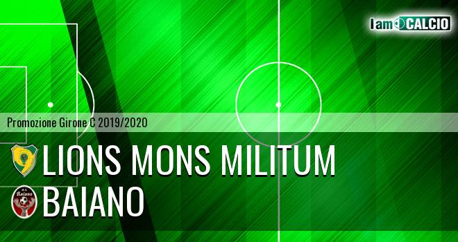 Lions Mons Militum - Baiano