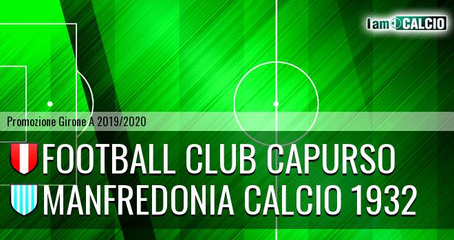 Capurso FC - Manfredonia Calcio 1932