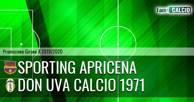 Sporting Apricena - Don Uva Calcio 1971