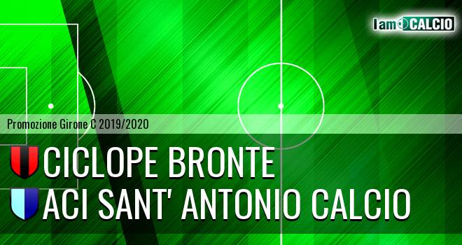 Ciclope Bronte - Aci Sant' Antonio Calcio