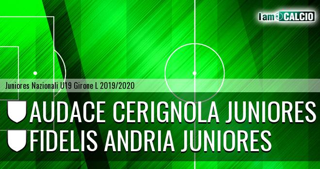 Audace Cerignola Juniores - Fidelis Andria Juniores