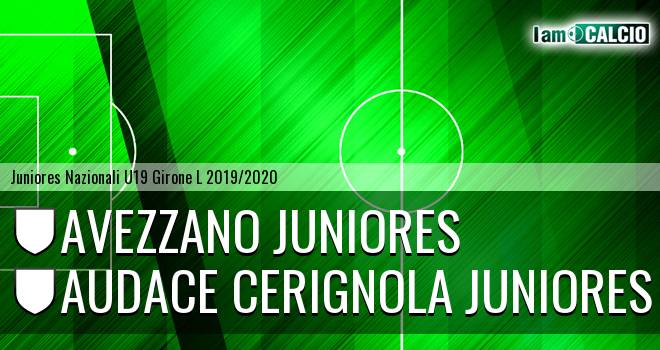 Avezzano Juniores - Audace Cerignola Juniores