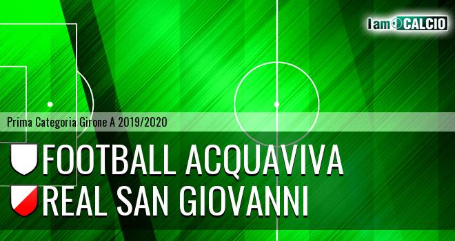 Football Acquaviva - Real San Giovanni