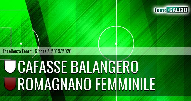 Cafasse Balangero - Romagnano Femminile