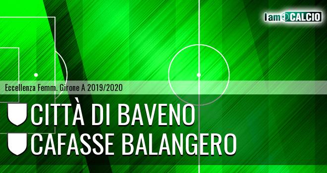 Città di Baveno femminile - Cafasse Balangero
