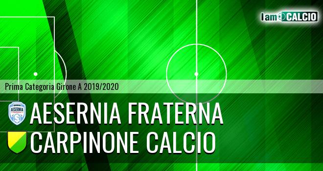 Aesernia Fraterna - Carpinone Calcio