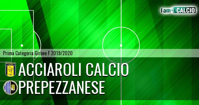 Acciaroli calcio - Prepezzanese