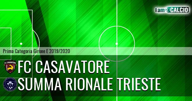 FC Casavatore - Summa Rionale Trieste