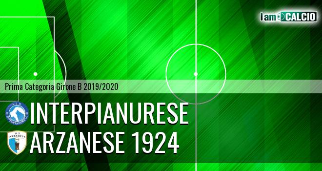 Interpianurese - Arzanese 1924