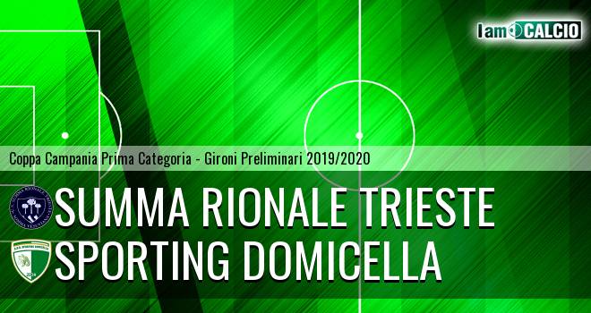 Summa Rionale Trieste - Sporting Domicella