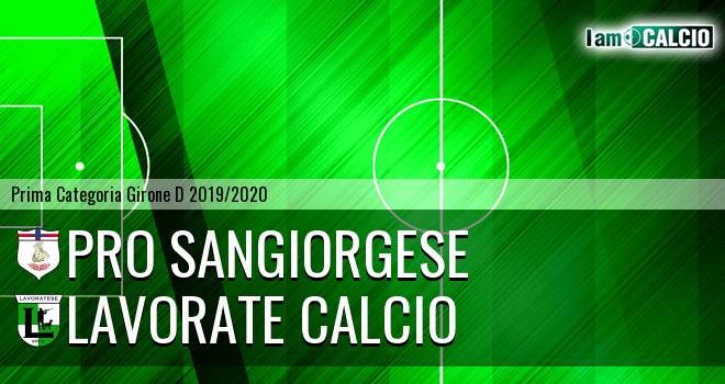 Pro Sangiorgese - Lavorate Calcio