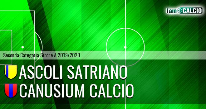 Ascoli Satriano - Canusium Calcio