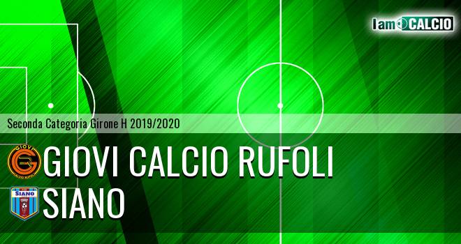 Giovi Calcio Rufoli - Siano