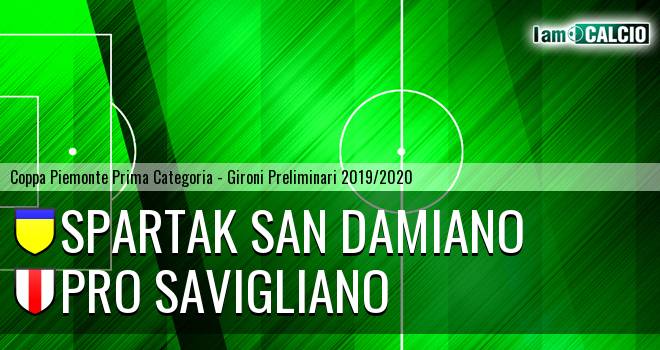 Spartak San Damiano - Pro Savigliano