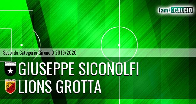 Giuseppe Siconolfi - Lions Grotta