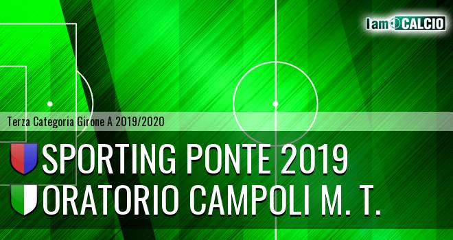 Sporting Ponte 2019 - Oratorio Campoli M. T.