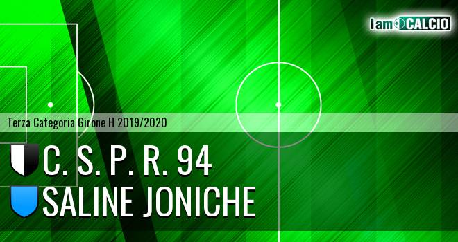 C. S. P. R. 94 - Saline Joniche