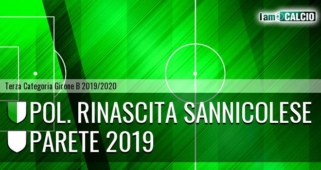 Pol. Rinascita Sannicolese - F.C. Parete