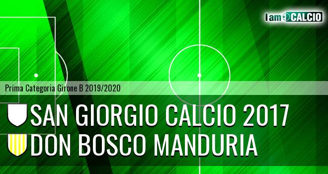 San Giorgio Calcio 2017 - Don Bosco Manduria