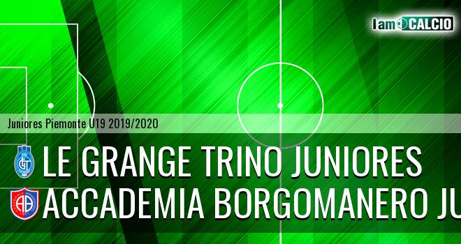 Le Grange Trino juniores - Accademia Borgomanero juniores