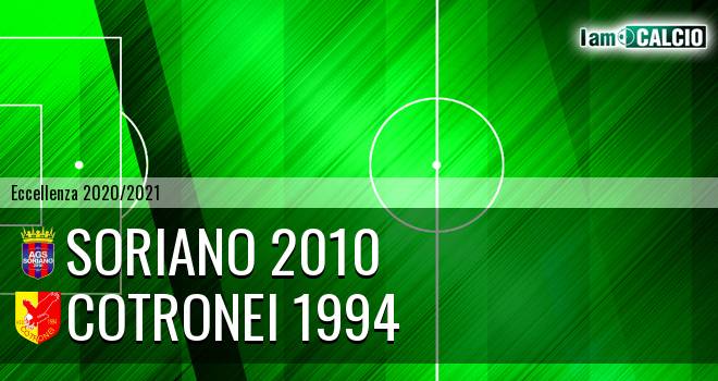 Soriano 2010 - Cotronei 1994