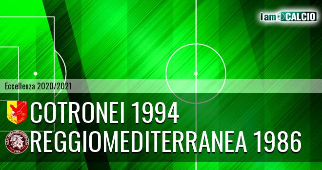 Cotronei 1994 - Reggiomediterranea 1986
