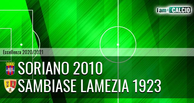 Soriano 2010 - Sambiase Lamezia 1923