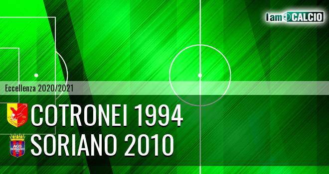 Cotronei 1994 - Soriano 2010