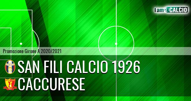 San Fili Calcio 1926 - Caccurese