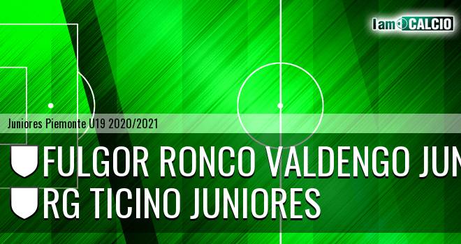 Fulgor Ronco Valdengo juniores - Rg Ticino juniores