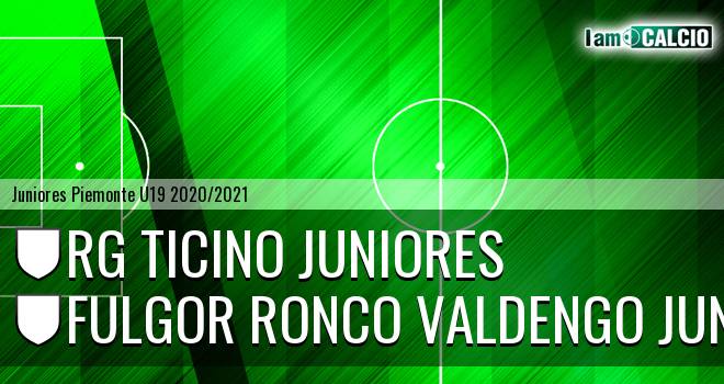 Rg Ticino juniores - Fulgor Ronco Valdengo juniores