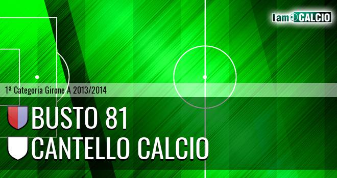 Busto 81 - Cantello calcio