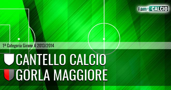 Cantello calcio - Gorla Maggiore