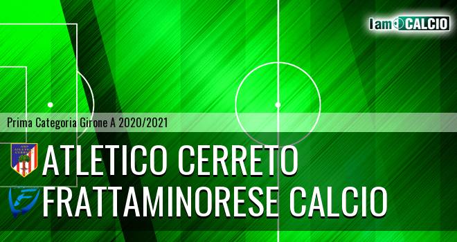 Union Cerreto Sannita - Frattaminorese Calcio