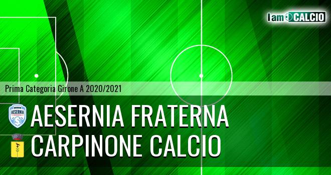 Aesernia Fraterna - Carpinone Calcio