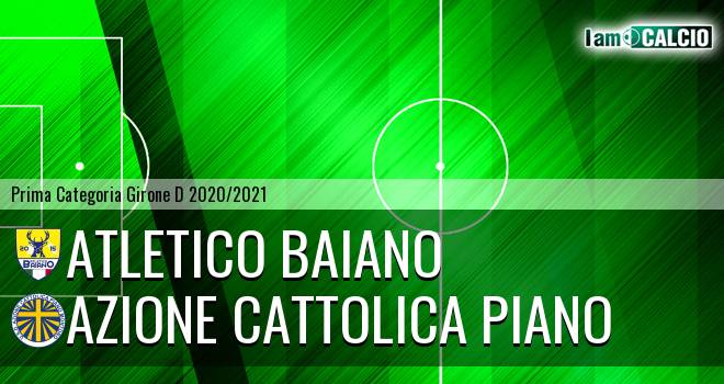 Atletico Baiano - Azione Cattolica Piano