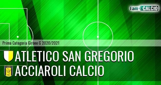 Atletico San Gregorio - Acciaroli calcio