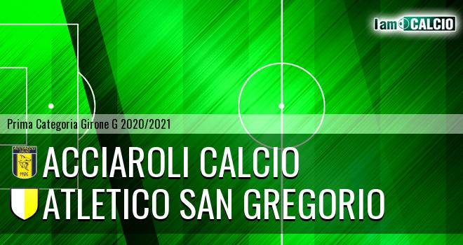 Acciaroli calcio - Atletico San Gregorio