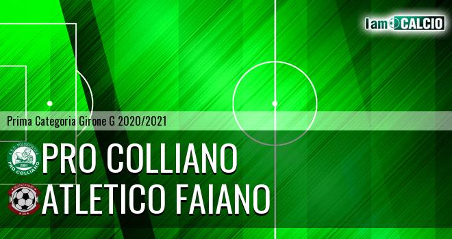 Pro Colliano - Atletico Faiano