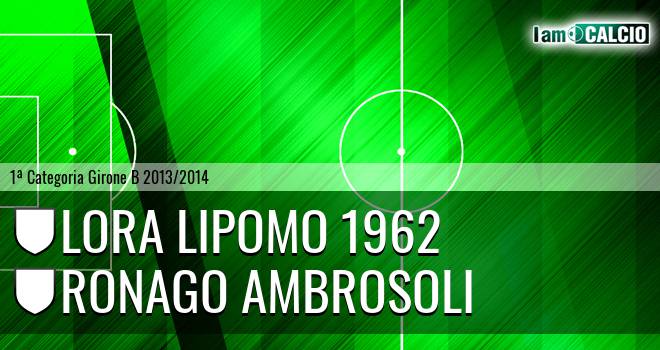 Lora Lipomo 1962 - Ronago Ambrosoli