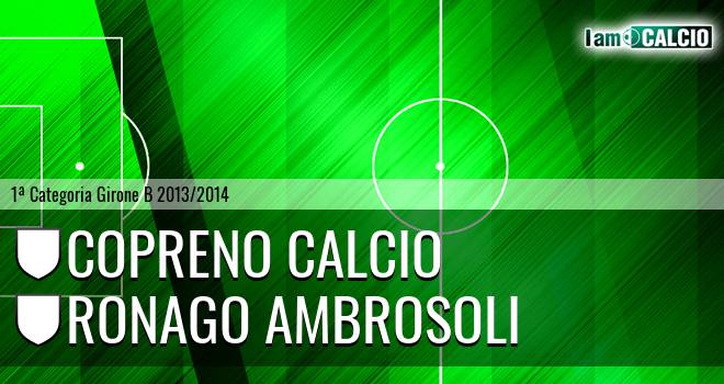 Copreno calcio - Ronago Ambrosoli