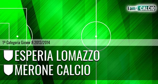 Esperia Lomazzo - Merone calcio