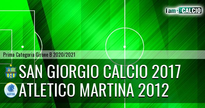 San Giorgio Calcio 2017 - Atletico Martina 2012