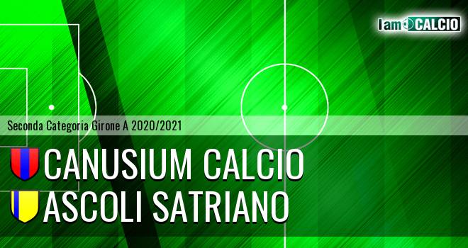 Canusium Calcio - Ascoli Satriano