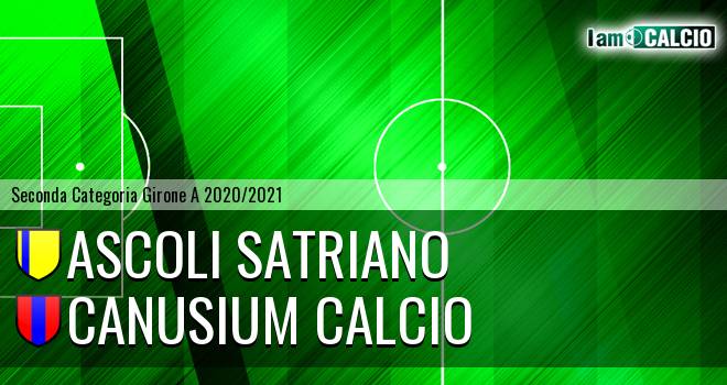 Ascoli Satriano - Canusium Calcio