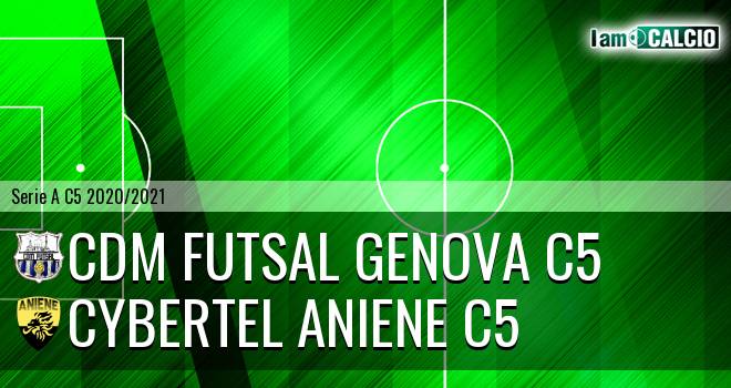 CDM Futsal Genova C5 - Cybertel Aniene C5