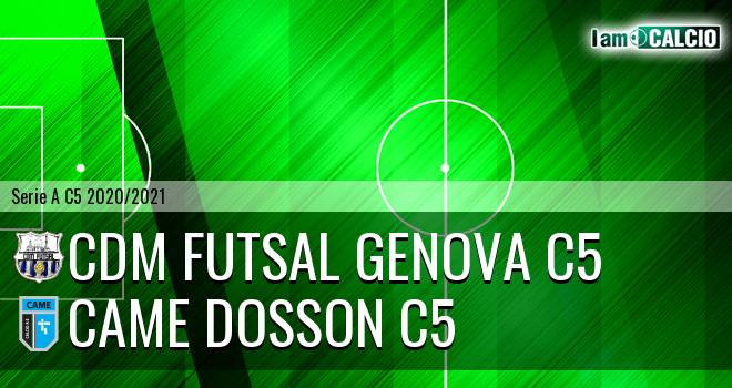 CDM Futsal Genova C5 - Came Dosson C5