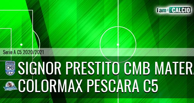 Opificio4.0 CMB Matera C5 - Colormax Pescara C5
