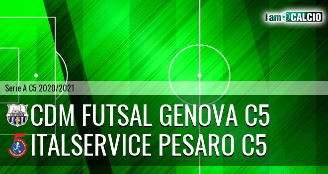 CDM Futsal Genova C5 - Italservice Pesaro C5